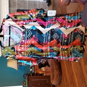 LuLaRoe 3XL Perfect Tee Swing Top Multicolor & Patterns- NWT